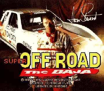 Super Off Road - The Baja (USA) (Beta) screen shot title